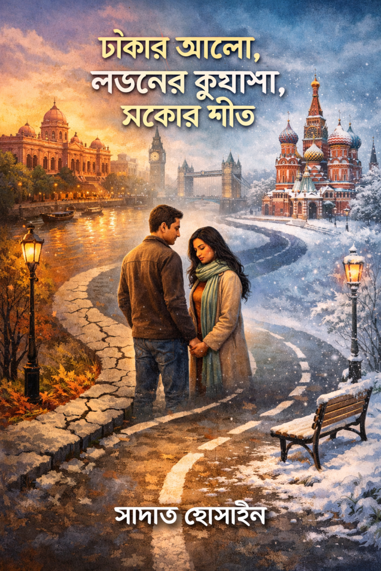 ঢাকার আলো, লন্ডনের কুয়াশা, মস্কোর শীত (A Novel of Love, Distance, and Return)