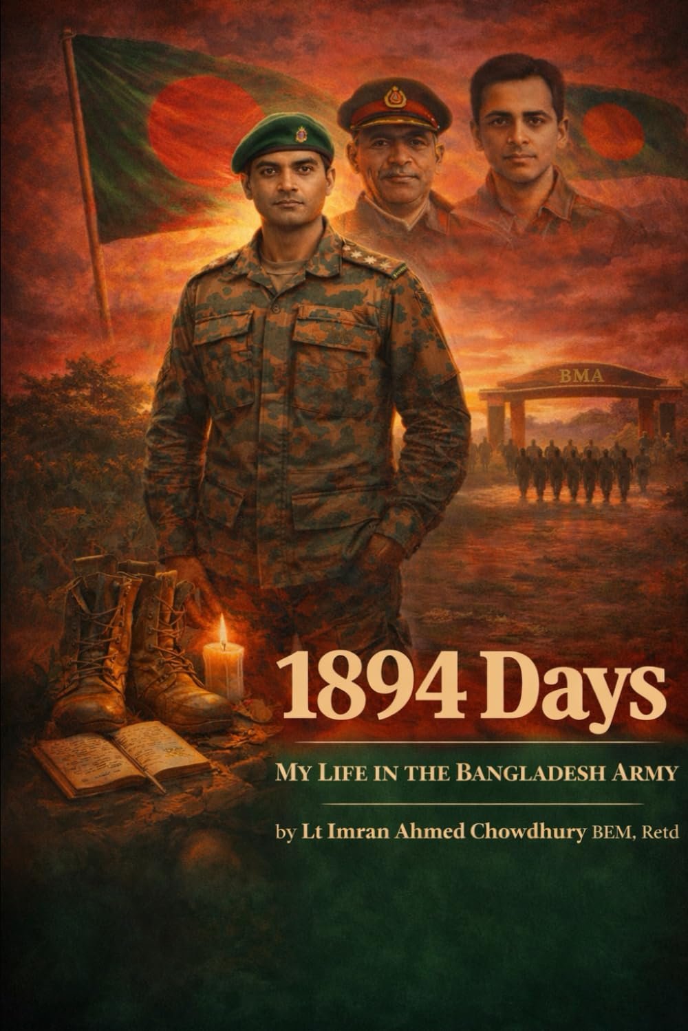 1894 DAYS: MY LIFE IN THE BANGLADESH ARMY - The Making of a Gentleman Cadet Paperback – 25 Jan. 2026