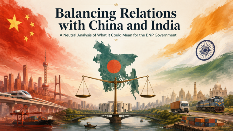 Balancing Relations with China and India: What Could It Mean for the BNP Government?